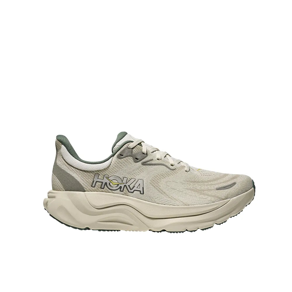 Hoka Arahi 8 stability running shoe truffle grey oyster neutral understated colorway