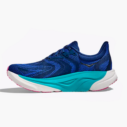 Hoka Arahi 8 womens stability running shoe midnight blue ultramarine side view