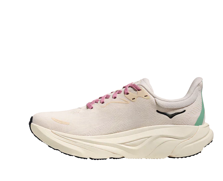 Hoka Arahi 8 rose cream alabaster stability running shoe women comfortable cushion