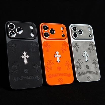 CR Hearts Cross Pendant iPhone Case – Protective Fashion Case