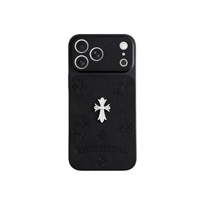 CR Hearts Cross Pendant iPhone Case – Protective Fashion Case