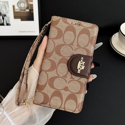 Leather Flip iPhone Case  With Card Holder